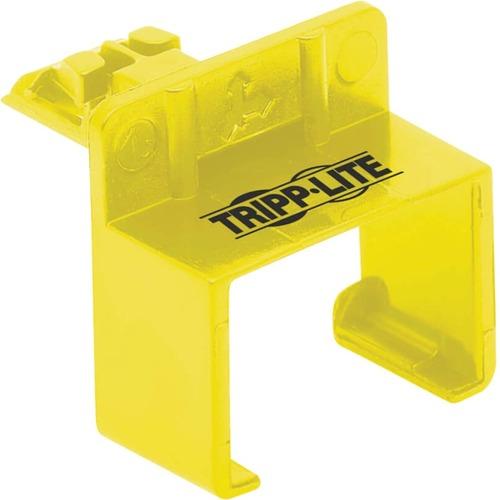 Tripp Lite Universal RJ45 Locking Inserts, Yellow, 10 Pack