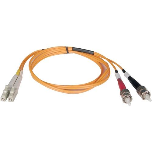 Tripp Lite Duplex Fiber Optic Patch Cable - LC Male - ST Male - 2m