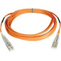 Tripp Lite Fiber Optic Duplex Patch Cable (Riser) - LC - LC - 1m - Orange