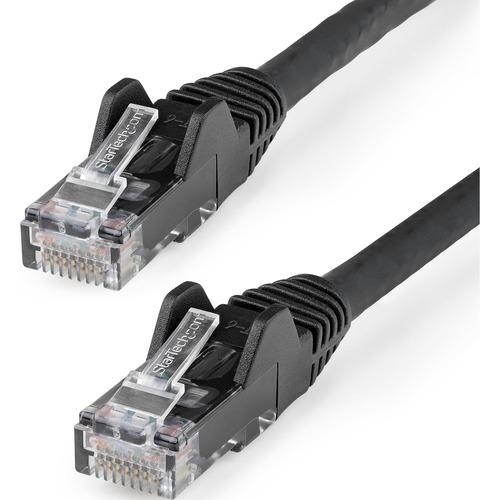 StarTech.com 3m(10ft) CAT6 Ethernet Cable, LSZH (Low Smoke Zero Halogen) 10 GbE Snagless 100W PoE UTP RJ45 Black Network Patch Cord, ETL - 10ft/3m Black LSZH CAT6 Ethernet Cable - 10GbE Multi Gigabit 1/2.5/5Gbps/10Gbps to 55m - 100W PoE++ - ANSI/TIA-568-