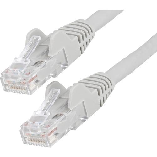 StarTech.com 3m(10ft) CAT6 Ethernet Cable, LSZH (Low Smoke Zero Halogen) 10 GbE Snagless 100W PoE UTP RJ45 Gray Network Patch Cord, ETL - 10ft/3m Gray LSZH CAT6 Ethernet Cable - 10GbE Multi Gigabit 1/2.5/5Gbps/10Gbps to 55m - 100W PoE++ - ANSI/TIA-568-2.