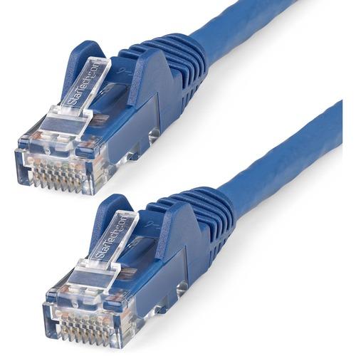 StarTech.com 4.6m(15ft) CAT6 Ethernet Cable, LSZH (Low Smoke Zero Halogen) 10 GbE Snagless 100W PoE UTP RJ45 Blue Network Patch Cord, ETL - 15ft/4.6m Blue LSZH CAT6 Ethernet Cable - 10GbE Multi Gigabit 1/2.5/5Gbps/10Gbps to 55m - 100W PoE++ - ANSI/TIA-56