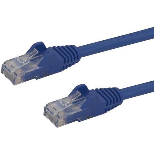 StarTech.com 100ft CAT6 Ethernet Cable - Blue Snagless Gigabit - 100W PoE UTP 650MHz Category 6 Patch Cord UL Certified Wiring/TIA - 100ft Blue CAT6 Ethernet cable delivers Multi Gigabit 1/2.5/5Gbps & 10Gbps up to 160ft - 650MHz - Fluke tested to ANSI/TI
