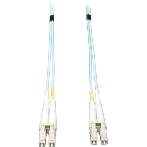 Tripp Lite Aqua Duplex Fiber Patch Cable - LC Male - LC Male - 3m