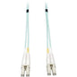 Tripp Lite N820-07M Fiber Optic Patch Cable - 23 ft Fiber Optic Network Cable for Network Device - First End: 2 x LC Network - Second End: 2 x LC Network - Patch Cable - Aqua