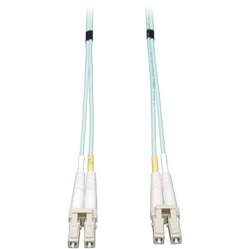 Tripp Lite N820-07M Fiber Optic Patch Cable - 23 ft Fiber Optic Network Cable for Network Device - First End: 2 x LC Network - Second End: 2 x LC Network - Patch Cable - Aqua