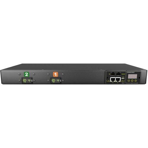 Vertiv Geist rPDU MN03E1R1-08P448-3TL6A0H10-S 8-Outlets PDU - Monitored - NEMA L6-30P - 4 x U-Lock IEC 60320 C13, 4 x U-Lock IEC 60320 C19 - 230 V AC - Network (RJ-45) - 1U - Horizontal - Rack-mountable - TAA Compliant