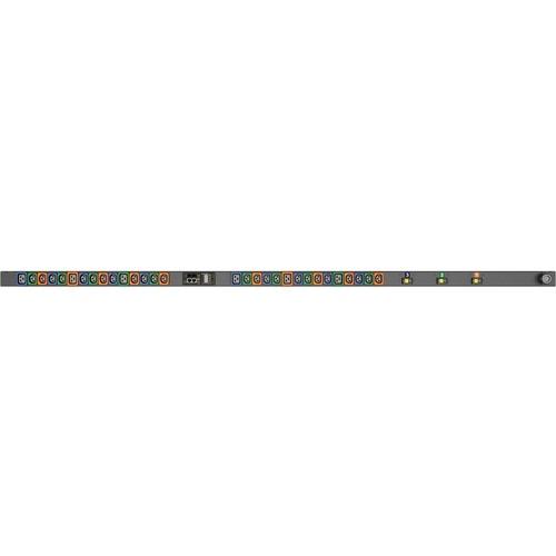 Vertiv Geist rPDU MN03E4W1-30PN68-3TL21A0A10-S-A 30-Outlets PDU - Monitored - NEMA L21-30P - 24 x U-Lock IEC 60320 C13, 6 x U-Lock IEC 60320 C19 - 120 V AC, 230 V AC - Network (RJ-45) - Vertical - Rack-mountable - TAA Compliant