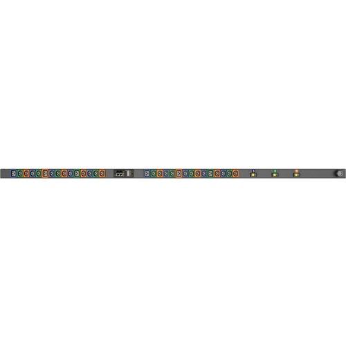 Vertiv Geist rPDU MN03E4W1-30PN68-3TL21A0A10-S-A 30-Outlets PDU - Monitored - NEMA L21-30P - 24 x U-Lock IEC 60320 C13, 6 x U-Lock IEC 60320 C19 - 120 V AC, 230 V AC - Network (RJ-45) - Vertical - Rack-mountable - TAA Compliant