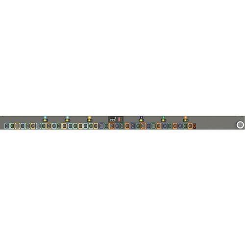 Vertiv Geist MNS3EHB1-36PNB8-6PS15B0A10-S-A 36-Outlets PDU - Switched - 3P+E (IP44) - 24 x U-Lock IEC 60320 C13, 12 x U-Lock IEC 60320 C19 - 230 V AC - Network (RJ-45) - 0U - Vertical - Rack-mountable