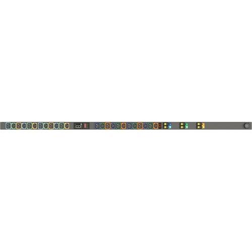 Vertiv Geist MNU3EGB1-24PBB3-3PS56B0A10-S-A 24-Outlets PDU - Switched - 3P+N+E (IP44) - 12 x U-Lock IEC 60320 C13, 12 x U-Lock IEC 60320 C19 - 230 V AC, 415 V AC - Network (RJ-45) - 0U - Vertical - Rack-mountable