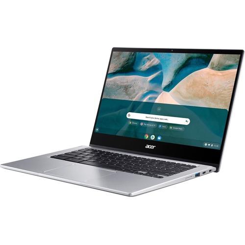 Acer Chromebook Spin 514 CP514-1H CP514-1H-R8AL 14" Touchscreen 2 in 1 Chromebook - Full HD - 1920 x 1080 - AMD Athlon Silver 3050C Dual-core (2 Core) 2.30 GHz - 4 GB RAM - 64 GB Flash Memory - Pure Silver - Chrome OS - AMD Radeon Graphics - In-plane Swi