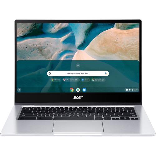 Acer CP514-1HH CP514-1HH-R0TW 14" Touchscreen 2 in 1 Chromebook - Full HD - 1920 x 1080 - AMD Ryzen 5 3500C Quad-core (4 Core) 2.10 GHz - 8 GB RAM - 128 GB Flash Memory - Pure Silver - Chrome OS - AMD Radeon Vega 8 - In-plane Switching (IPS) Technology,