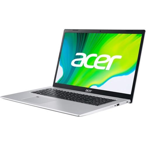 Acer Aspire 5 A517-52 A517-52-7377 17.3" Notebook - Full HD - 1920 x 1080 - Intel Core i7 (11th Gen) i7-1165G7 Quad-core (4 Core) 2.80 GHz - 16 GB RAM - 512 GB SSD - Pure Silver - Windows 10 Home - Intel Iris Xe Graphics - In-plane Switching (IPS) Techno
