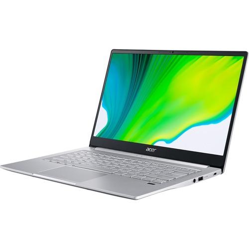Acer Swift 3 SF314-59 SF314-59-5487 14" Notebook - Full HD - 1920 x 1080 - Intel Core i5 (11th Gen) i5-1135G7 Quad-core (4 Core) 2.40 GHz - 8 GB RAM - 256 GB SSD - Pure Silver - Windows 10 Home - Intel Iris Xe Graphics - In-plane Switching (IPS) Technolo