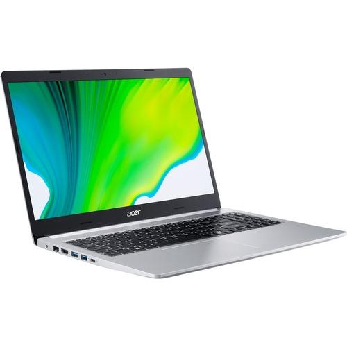 Acer Aspire 5 A515-45 A515-45-R48C 15.6" Notebook - Full HD - 1920 x 1080 - AMD Ryzen 3 5300U Quad-core (4 Core) 2.60 GHz - 8 GB RAM - 256 GB SSD - Pure Silver - Windows 10 Home - AMD Radeon Graphics - ComfyView - English (US), French Keyboard - 10 Hour