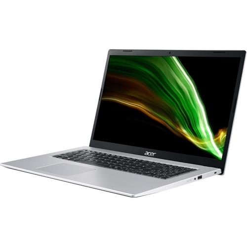 Acer Aspire 3 A317-53 A317-53-53G2 17.3" Notebook - HD+ - 1600 x 900 - Intel Core i5 (11th Gen) i5-1135G7 Quad-core (4 Core) 2.40 GHz - 8 GB RAM - 512 GB SSD - Pure Silver - Windows 10 Home - Intel Iris Xe Graphics - CineCrystal - English (US), French Ke