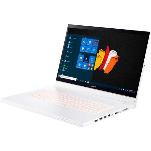 Acer CC715-71 CC715-71-72JD 15.6" Touchscreen Notebook - 4K UHD - 3840 x 2160 - Intel Core i7 (10th Gen) i7-10750H Hexa-core (6 Core) 2.60 GHz - 32 GB RAM - 2 TB SSD - White - Intel HM470 SoC - Windows 10 Pro - NVIDIA GeForce RTX 2070 with 8 GB - In-plan
