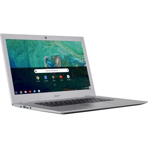 Acer Chromebook 15 CB315-1HT CB315-1HT-C4WQ 15.6" Touchscreen Chromebook - Full HD - 1920 x 1080 - Intel Celeron N3450 Quad-core (4 Core) 1.10 GHz - 4 GB RAM - 32 GB Flash Memory - Sparkly Silver - Chrome OS - Intel HD Graphics 500 - In-plane Switching (