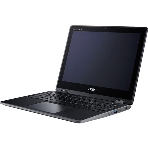 Acer Chromebook Spin 512 R851TN R851TN-C3ET 12" Touchscreen 2 in 1 Chromebook - 1366 x 912 - Intel Celeron N4120 Quad-core (4 Core) 1.10 GHz - 4 GB RAM - 32 GB Flash Memory - Shale Black - Chrome OS - Intel UHD Graphics 600 - CineCrystal (Glare), In-plan