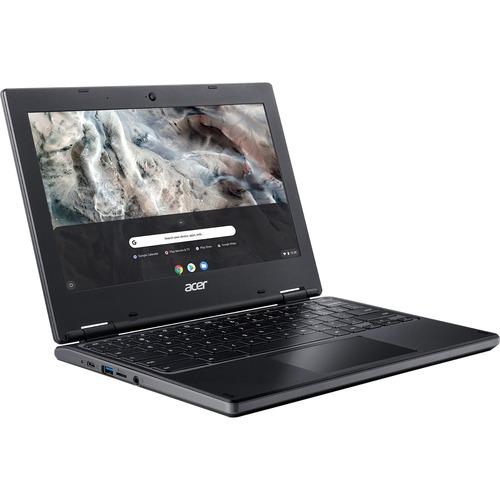 Acer C721 C721-48BR 11.6" Chromebook - HD - 1366 x 768 - AMD A-Series (7th Gen) A4-9120C Dual-core (2 Core) 1.60 GHz - 4 GB RAM - 32 GB Flash Memory - Shale Black - Chrome OS - AMD Radeon R4 Graphics - ComfyView (Matte) - English (US), French Keyboard -