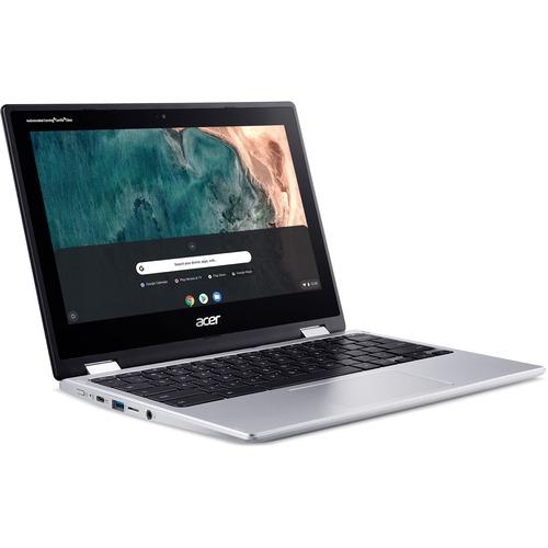 Acer Chromebook Spin 311 CP311-2H CP311-2H-C04Y 11.6" Touchscreen 2 in 1 Chromebook - HD - 1366 x 768 - Intel Celeron N4100 Quad-core (4 Core) 1.10 GHz - 4 GB RAM - 32 GB Flash Memory - Pure Silver - Chrome OS - Intel UHD Graphics 600 - In-plane Switchin