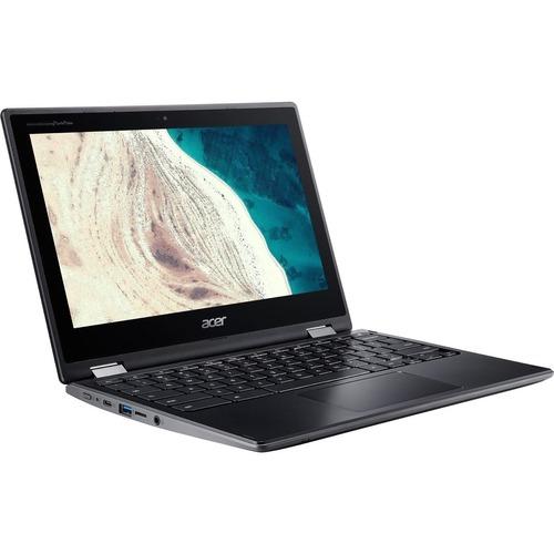 Acer Chromebook Spin 511 R752TN R752TN-C0HL 11.6" Touchscreen 2 in 1 Chromebook - HD - 1366 x 768 - Intel Celeron N4020 Dual-core (2 Core) 1.10 GHz - 4 GB RAM - 32 GB Flash Memory - Shale Black - Chrome OS - Intel UHD Graphics 600 - In-plane Switching (I