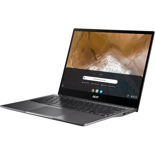 Acer CP713-2W CP713-2W-38P1 13.5" Touchscreen 2 in 1 Chromebook - 2K - 2256 x 1504 - Intel Core i3 (10th Gen) i3-10110U Dual-core (2 Core) 2.10 GHz - 8 GB RAM - 256 GB SSD - Steel Gray - Chrome OS - Intel UHD Graphics - In-plane Switching (IPS) Technolog