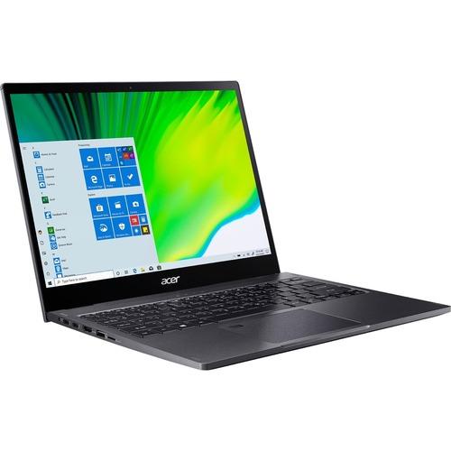 Acer Spin 5 SP513-54N SP513-54N-54AL 13.5" Touchscreen 2 in 1 Notebook - 2256 x 1504 - Intel Core i5 (10th Gen) i5-1035G4 Quad-core (4 Core) 1.10 GHz - 8 GB RAM - 512 GB SSD - Steel Gray - Windows 10 Home - Intel Iris Plus Graphics - In-plane Switching (
