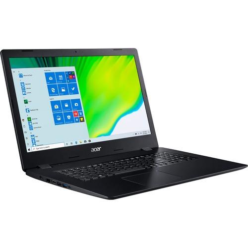 Acer Aspire 3 A317-52 A317-52-53G3 17.3" Notebook - HD+ - 1600 x 900 - Intel Core i5 (10th Gen) i5-1035G1 Quad-core (4 Core) 1 GHz - 12 GB RAM - 1 TB HDD - Shale Black - Windows 10 Home - Intel UHD Graphics - CineCrystal (Glare) - English (US), French Ke