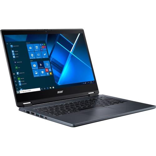Acer P414RN-51 TMP414RN-51-5426 14" Touchscreen 2 in 1 Notebook - Full HD - 1920 x 1080 - Intel Core i5 i5-1135G7 Quad-core (4 Core) 2.40 GHz - 8 GB RAM - 256 GB SSD - Slate Blue - Windows 10 Pro - Intel Iris Xe Graphics - In-plane Switching (IPS) Techno