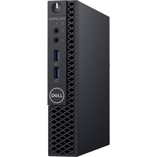 Dell OptiPlex 3000 3070 Desktop Computer - Intel Core i5 9th Gen i5-9500T 2.20 GHz - 8 GB RAM DDR4 SDRAM - 256 GB SSD - Micro PC - Windows 10 Pro 64-bit - Intel