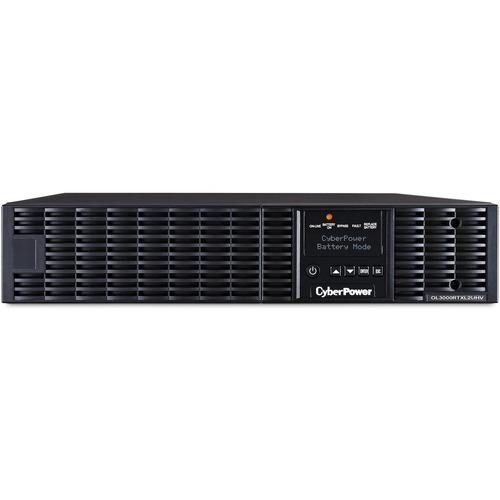 Cyber Power CyberPower UPS Systems OL3000RTXL2UHVN Smart App Online - Capacity: 3000 VA / 2700 W - CyberPower OL3000RTXL2UHVN 3KVA Online UPS 2U sine wave LCD 200-240V RMCARD205 RT 3YR WTY