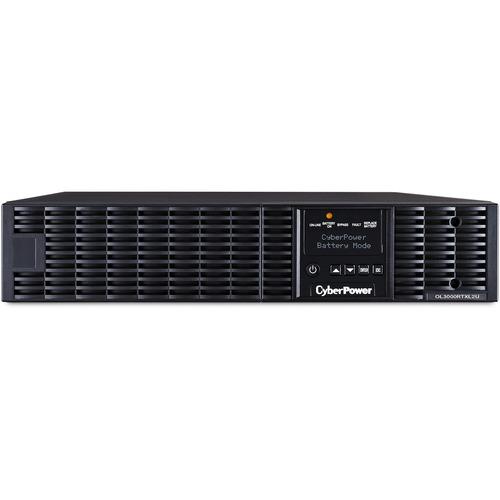 Cyber Power CyberPower UPS Systems OL3000RTXL2UN Smart App Online - Capacity: 3000 VA / 2700 W - CyberPower OL3000RTXL2UN 3KVA Online UPS 2U sine wave LCD 100-125V RMCARD205 RT 3YR WTY