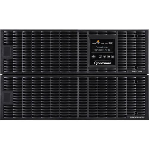 Cyber Power CyberPower Smart App Online OL8000RT3U 8000VA 200-240V Pure Sine Wave LCD Rack/Tower UPS - 6U Rack/Tower - 5 Hour Recharge - 4.98 Minute Stand-by - 220 V AC Input - 240 V AC, 240 V AC Output - 1 x Terminal Block, 3 x NEMA L6-30R