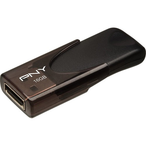 PNY 16GB AttachÃ© 4 2.0 Flash Drive - 16 GB - USB 2.0 Type A - Black - 1 Year Warranty - PuriLite
