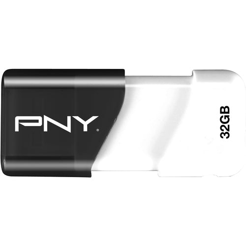 PNY 32GB USB 3.0 (3.1 Gen 1) Type A Flash Drive - 32 GB - USB 3.0 (3.1 Gen 1) - 90 MB/s Read Speed - 45 MB/s Write Speed - Silver - PuriLite