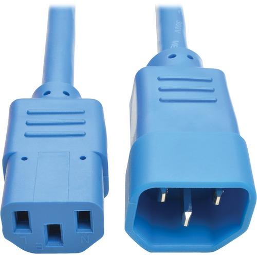 Tripp Lite P004-006-ABL Power Extension Cord - For Computer, Scanner, Printer, Monitor, Power Supply, Workstation - 230 V AC / 10 A - Blue - 6 ft Cord Length