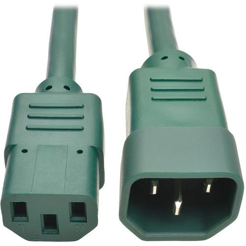 Tripp Lite Power Extension Cord - For Computer, Scanner, Printer, Monitor, Power Supply, Workstation - 230 V AC / 10 A - Green - 6 ft Cord Length