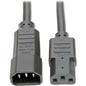 Tripp Lite 10ft Power Cord Extension Cable C14 to C13 Heavy Duty 15A 14AWG 10' - 250V AC - 15A - 3.05m
