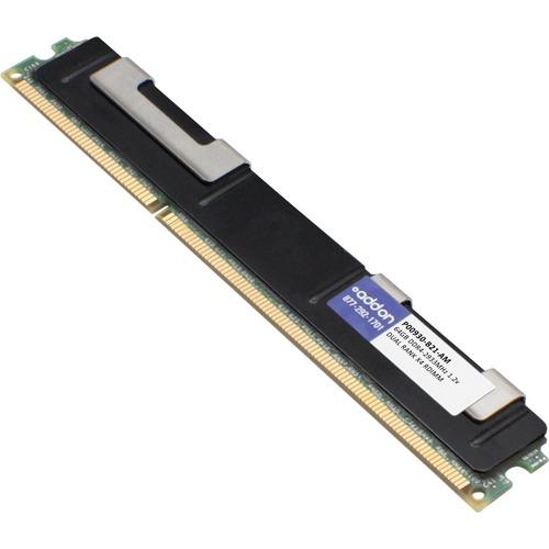 Add-On Computer AddOn 64GB DDR4 SDRAM Memory Module - For Server, Computer - 64 GB (1 x 64GB) - DDR4-2933/PC4-23400 DDR4 SDRAM - 2933 MHz - CL17 - 1.20 V - ECC - Registered - 288-pin - DIMM - Lifetime Warranty