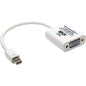 Tripp Lite 6in Mini DisplayPort to VGA Adapter Active Converter mDP to VGA M/F DPort 1.2 6" - 6" DisplayPort/VGA A/V Cable for Monitor, Computer - First End: 1 x Mini DisplayPort Male Digital Audio/Video - Second End: 1 x HD-15 Female VGA - 17.3 Gbit/s -