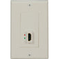 Tripp Lite HDMI Display-Side Wallplate with Active Signal Booster F/F - 2 x Socket(s) - HDMI Video - White