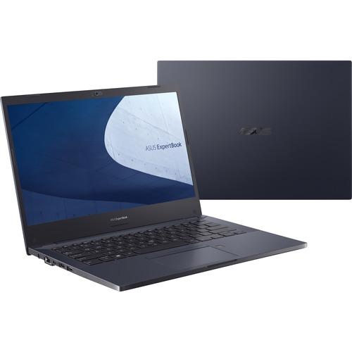 Asus ExpertBook P2451 P2451FA-Q53P-CB 14" Notebook - Full HD - 1920 x 1080 - Intel Core i5 i5-10210U Quad-core (4 Core) 1.60 GHz - 8 GB RAM - 256 GB SSD - Windows 10 Pro - Intel UHD Graphics - IEEE 802.11ax Wireless LAN Standard