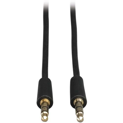 Tripp Lite 50ft Mini Stereo Audio Dubbing Cable 3.5mm Connectors M/M 50' - 15.24m