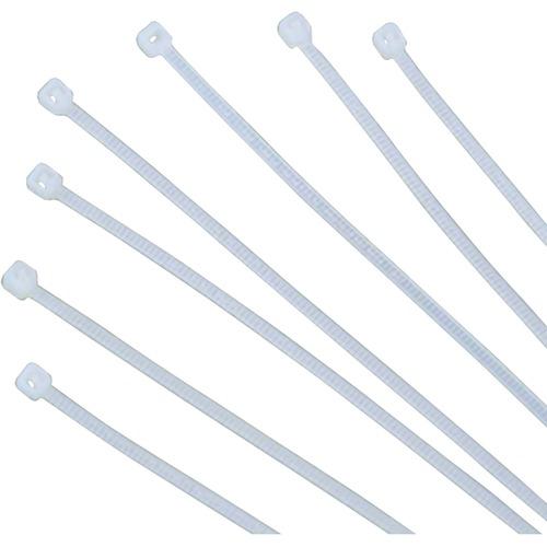 Tripp Lite 7.5in Nylon Cable Ties Cable Management 40lbs Strength 100-pack 100pc 7.5" - Gray - 100 Pack - 18.14 kg Loop Tensile