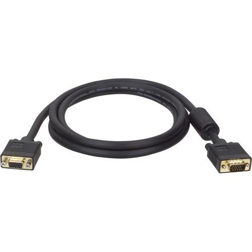 Tripp Lite 50ft VGA Coax Monitor Extension Cable with RGB High Resolution HD15 M/F 50' - HD-15 Male - HD-15 Female - 15.24m