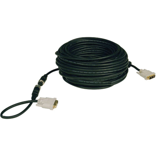 Tripp Lite 100ft DVI Single Link Digital TMDS Monitor Cable Easy Pull DVI-D M/M 100' - DVI-D Male - SL DVI-D Male - 30.48m - Black