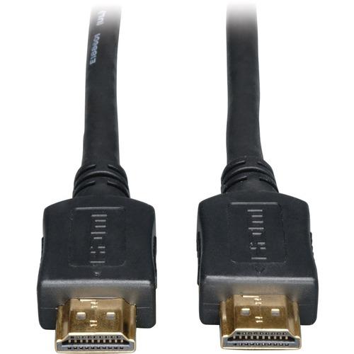 Tripp Lite 3ft High Speed HDMI Cable Digital Video with Audio 4K x 2K M/M 3' - 3 ft HDMI A/V Cable - First End: 1 x HDMI Male Digital Audio/Video - Second End: 1 x HDMI Male Digital Audio/Video - 18 Gbit/s - Shielding - Black