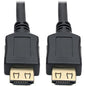 Tripp Lite High-Speed HDMI Cable, 6 ft., with Gripping Connectors - 4K, M/M, Black - 6 ft HDMI A/V Cable for Projector, Monitor, Notebook, Home Theater System, Tablet, Audio/Video Device, TV Box, HDTV, Blu-ray Player, Gaming Console - First End: 1 x HDMI